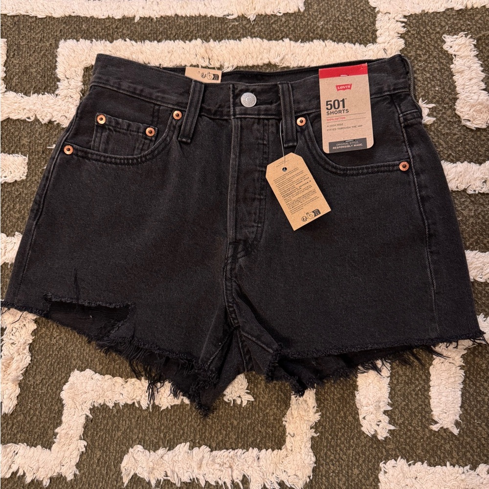 Levi's Women's Dark Denim Jean Shorts